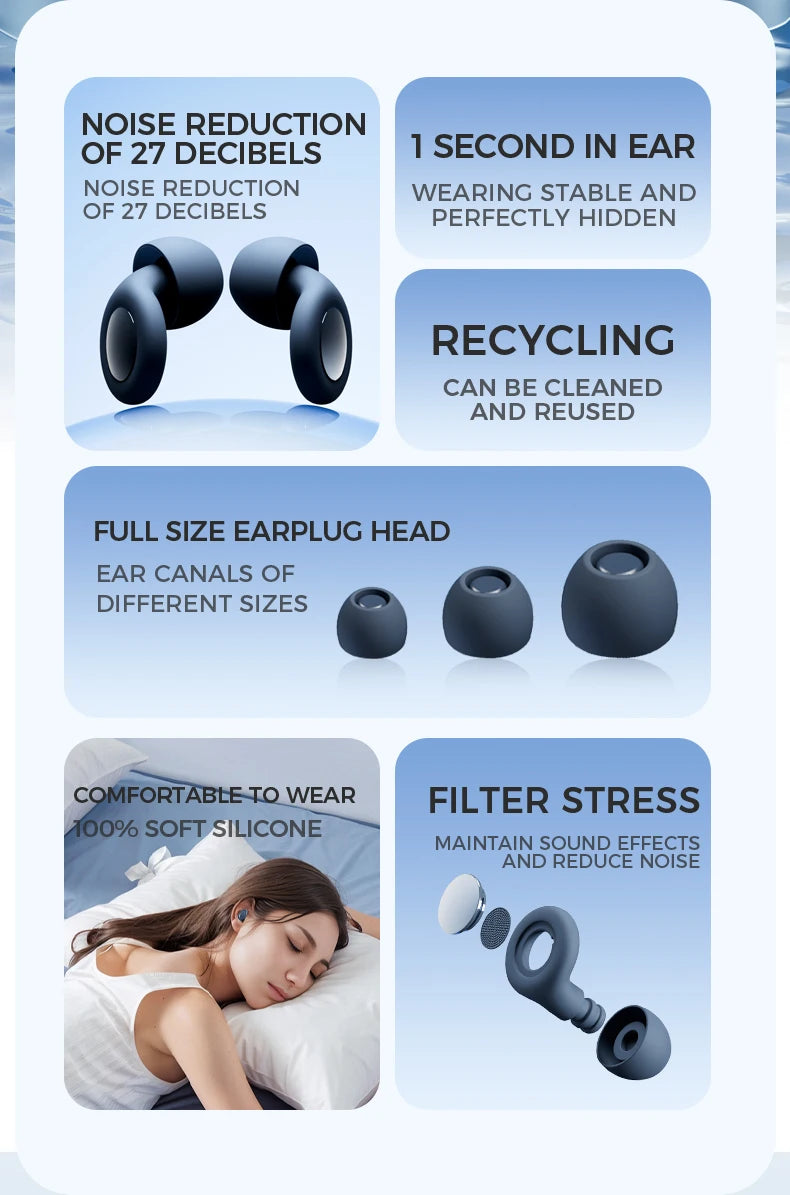 Meridian SilentNight Silicone Earplugs