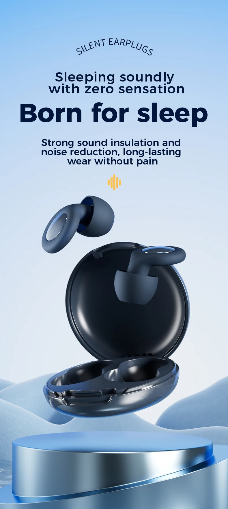 Meridian SilentNight Silicone Earplugs