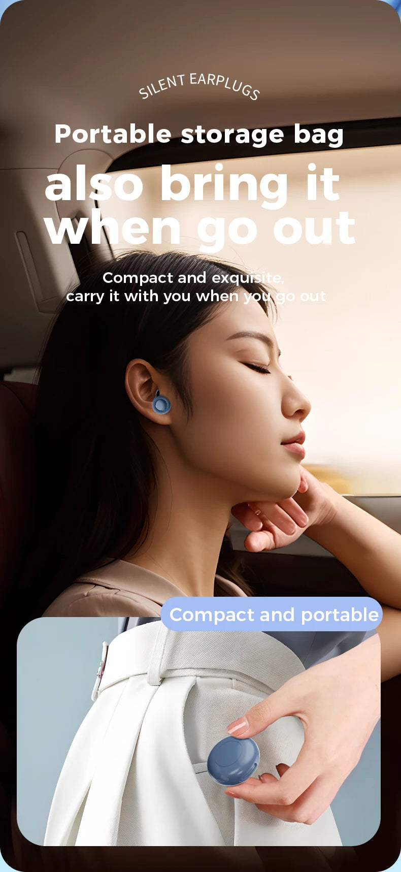 Meridian SilentNight Silicone Earplugs