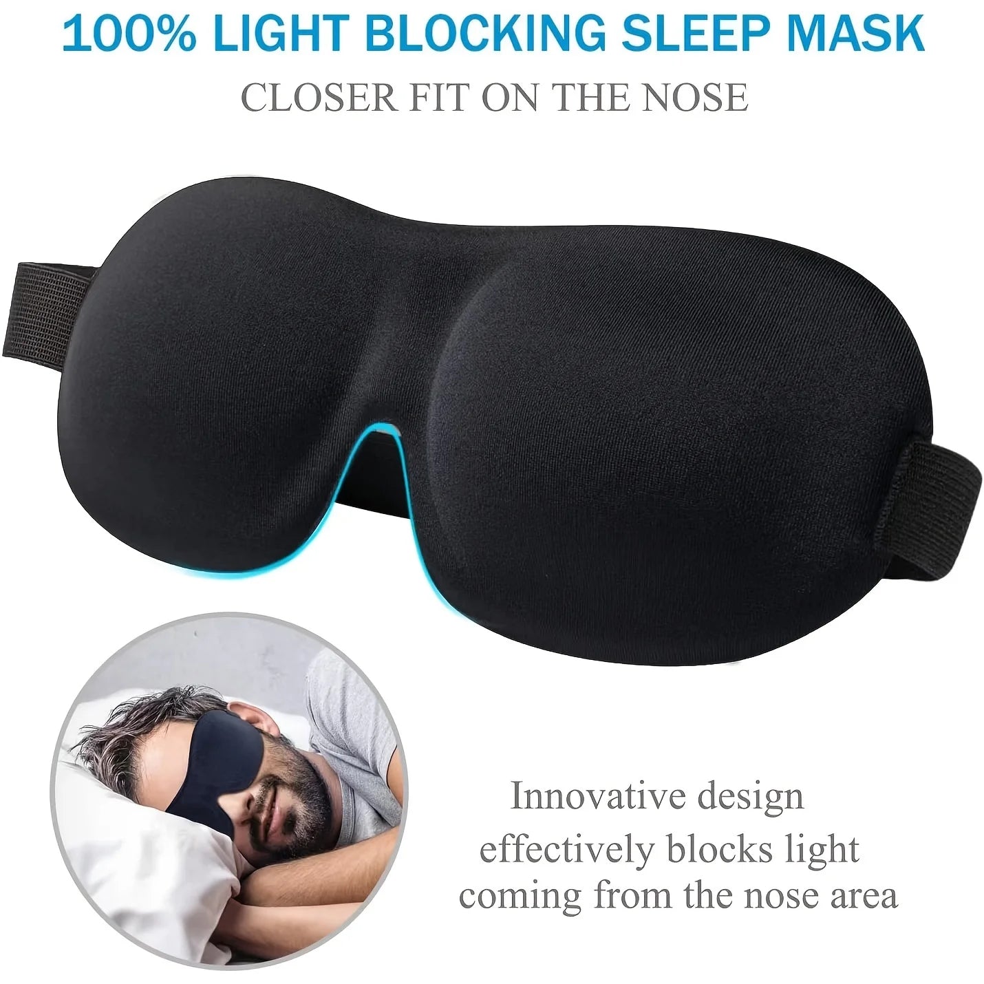 Meridian NightVeil 3D Contoured Sleep Mask
