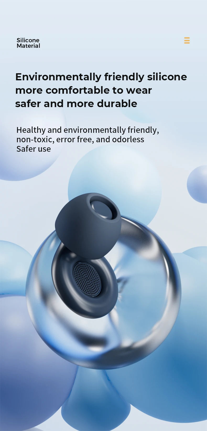 Meridian SilentNight Silicone Earplugs