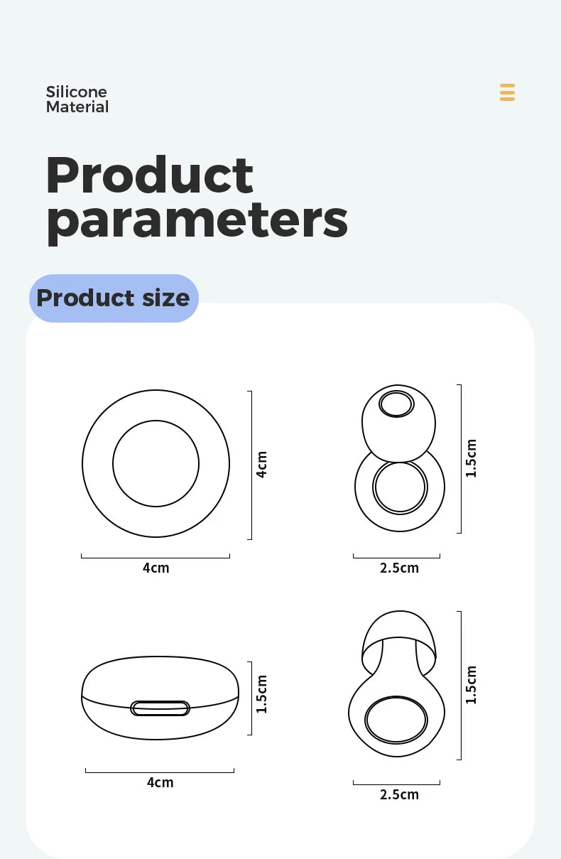 Meridian SilentNight Silicone Earplugs